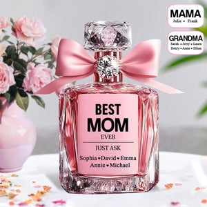 Best Mom Ever - Personalized Mother Custom Shaped Acrylic Plaque