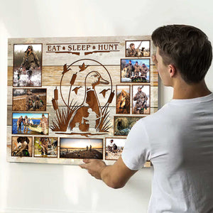 Personalized Waterfowl & Duck Hunter Photo Collage Poster,Gift for Duck Hunters