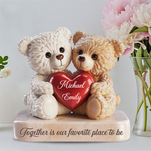 Love Cuddled Up In One Hug - Couple Personalized Acrylic Plaque Custom Shape - Gift For Husband Wife, Anniversary