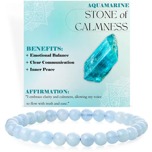 Energy & Love • Natural Stone Elastic Rope Bracelet