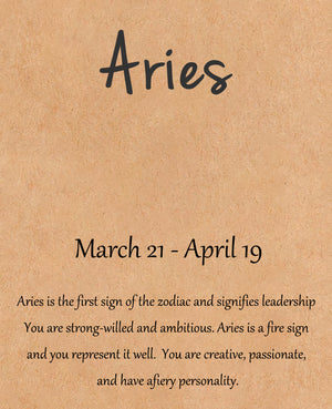 Natural Stone Hand Woven Bracelet With Twelve Constellations Paper Card