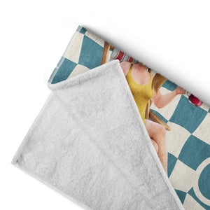 Just A Girl Who Loves Beach - Personalized Beach Towel