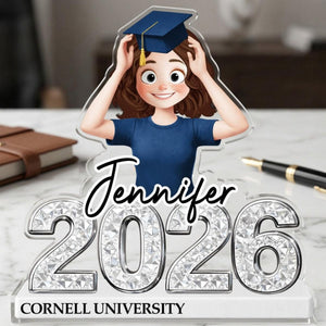 Class Of Graduation Gift - Personalized Acrylic Plaque