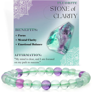 Energy & Love • Natural Stone Elastic Rope Bracelet