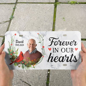 Personalized Photo License Plate - Forever In Our Hearts