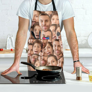 Funny Family Face - Personalized Photo Apron