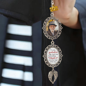 Graduation Walking Beside You Every Step - Custom Graduation Tassel Photo Charm