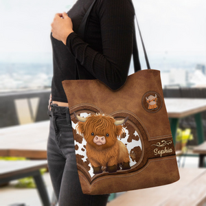 Just A Girl Who Loves Highland Cows - Personalized Tote Bag