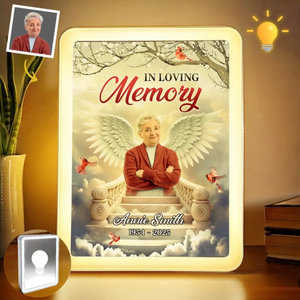 Your Spirit Will Forever Shine Bright - Memorial Personalized LED Mirror Frame Lamp