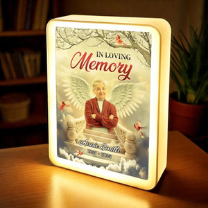 Your Spirit Will Forever Shine Bright - Memorial Personalized LED Mirror Frame Lamp