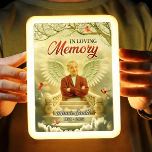 Your Spirit Will Forever Shine Bright - Memorial Personalized LED Mirror Frame Lamp