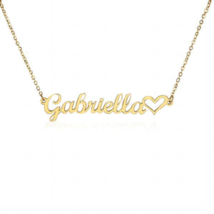 Personalized Name Necklace With Message Card