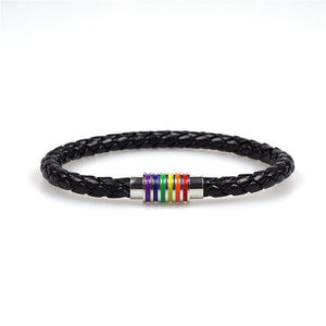 Pride Day - Rainbow Coloured Clasp Magnetic Bracelet