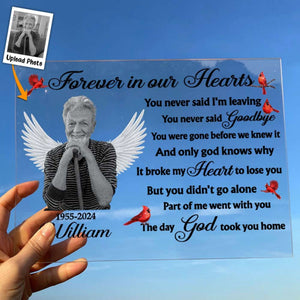 Part Of Me Went With You Personalized Acrylic Photo Plaque