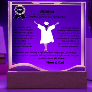 Personalized Shiny Acrylic Plaque for Graduation, The Unforgettable and Exclusive Keepsake