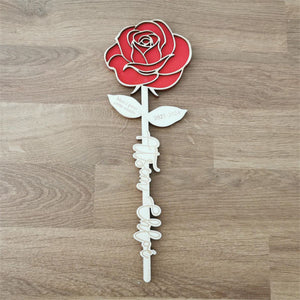Personalized Double layer Eternal Wooden Flowers For Family