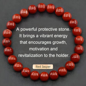 Natural Stone Agate Crystal Beaded Bracelet, Tiger Eye Stone Bracelet