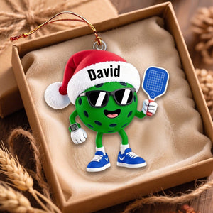 Custom Pickleball Christmas Ornament 2026 โ Personalized Gift For Pickleball Players & Sports Fans