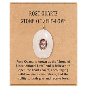 Natural Stone Precious Pendant Necklace