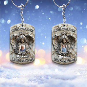 Angel Wings - Personalized Memorial Stainless Steel Keychain