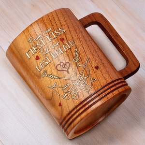 Love Found Its Way Couple Personalized Custom Wooden Mug
