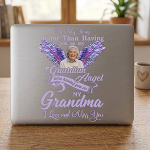 Memorial Gift For Loss Of Loved One โ Personalized Decal "I Love And Miss You Mom"