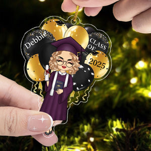 Personalized Acrylic Ornament - Graduation Memory Hanger With Your Photo - Gift For Friends, Children