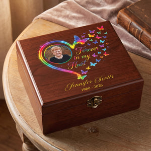 Memorial Gift For Loss Of Loved One โ Personalized Decal "Forever In My Heart"