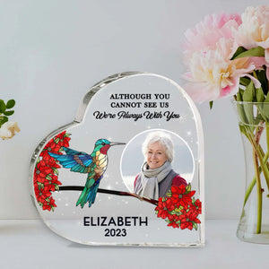 Your Light Will Always Shine In My Heart - Personalized Memorial Plaque