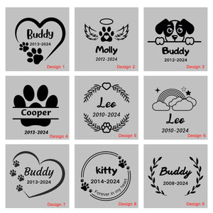 Custom Wooden Pet fur Keepsake Personalized Wooden Pet Ashes Box Pet Loss Gifts