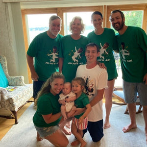 Funny Custom Face stick figures Birthday Party Group Personalized T-Shirt