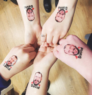 Personalized Tattoo-Custom TemporaryTattoo, Bachelorette Party Favor