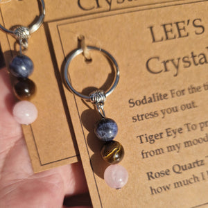 Personalised Card Crystal Gift For Him/Her, Crystal Keyring, Crystal Bracelet