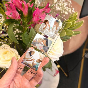 Personalized Memorial Acrylic Bookmark-Custom Acrylic Bookmark with Tassel