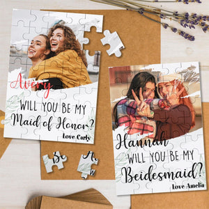 Personalized Photo Puzzle Gift For Family
