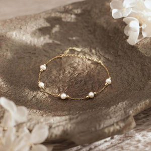 Pearl Bead Bracelet,Wedding Bridesmaids' gifts, Maid of Honor Gift, Mother's Day