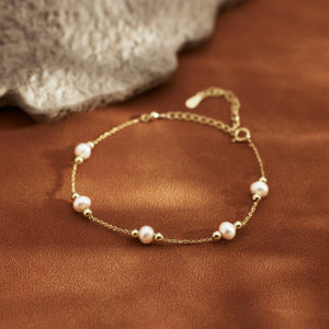 Pearl Bead Bracelet,Wedding Bridesmaids' gifts, Maid of Honor Gift, Mother's Day