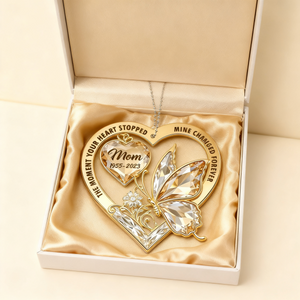 The Moment My Heart Changed Forever - Personalized Ornament