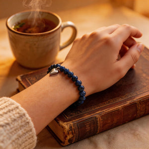 For My Wonderful Friend Bracelet, Lapis Friendship Bracelet With Card, Ladies Bracelet