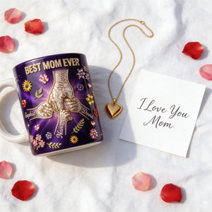 Best Mom Ever Pinky Promise Mom Coffee Mug - Personalized Gift For Mom