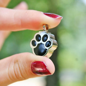 Dog Claw Memorial Necklace Urn Necklace