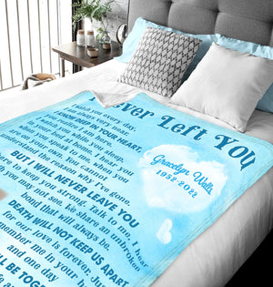 Memorial Gift For Loss Of Loved Ones Personalized Blanket