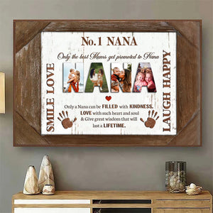 Personalized No.1 Nana Photo Collage Canvas/ Poster Gift