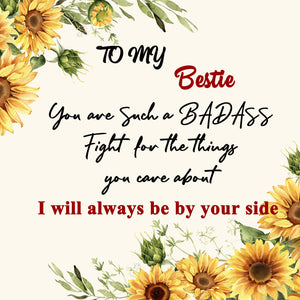 You Are A Badass-Sunflower Necklace
