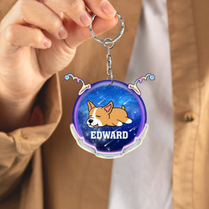 Personalized Lazy Pets Keychain-great Gift Idea For Animal Lover