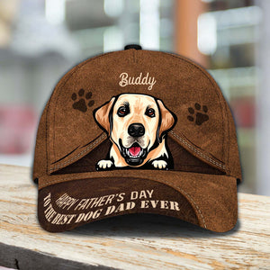 Gift For Father Dog Personalized Classic Cap