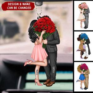 Elegant Couple Personalized Acrylic Ornament