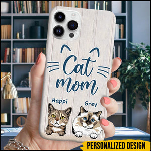 Personalized Phone case Life is better with cats Gift for Cat Lovers