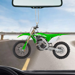 Personalized Motorcycle Flat Acrylic Ornament