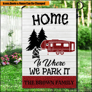 Making Memories Personalized Flag Gift For Camping Lovers